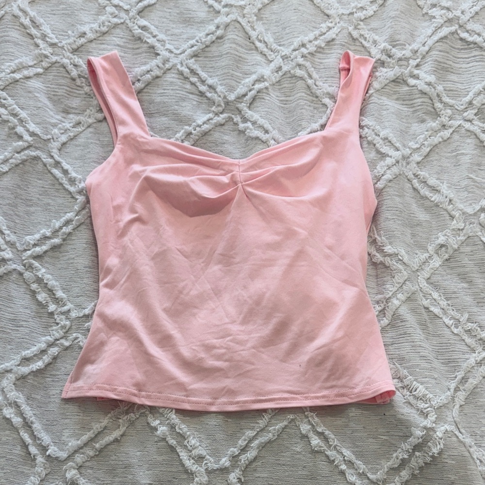 SHEIN Light Pink Camisole Top